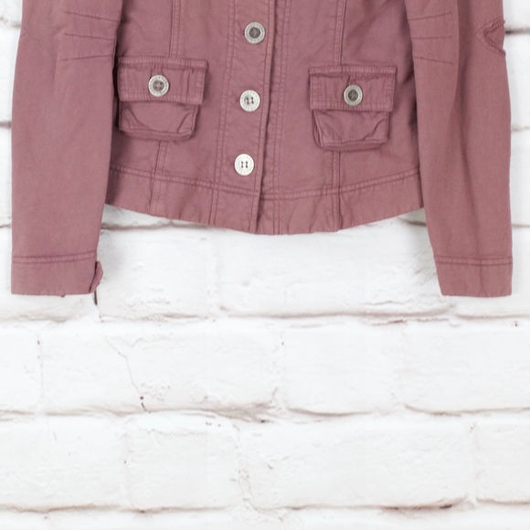 Hard Tail Yoga Fleece Sweatshirt Size ~S-M Purple - Picture 3 of 8